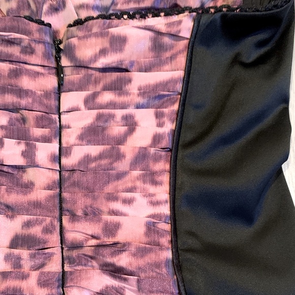 Bebe size XS ruched taffeta dress NWT - Picture 11 of 16